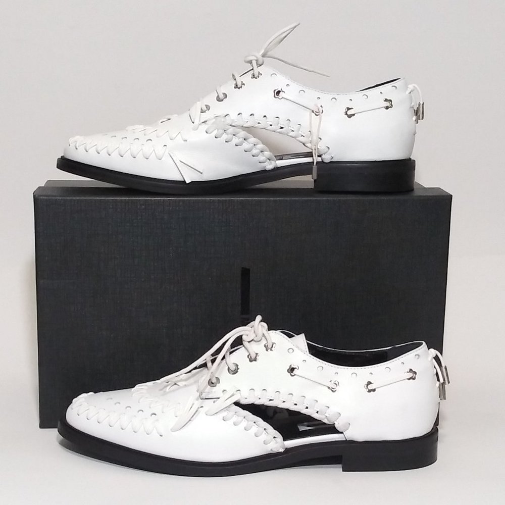 ALEXANDER MCQUEEN | Skelter Cutout Leather Brogues